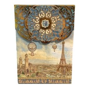 Punch Studio Balloons Over Paris Keepsake Pouch